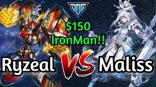Ryzeal Vs Maliss $150 IronMan Post MAZE Yu-Gi-Oh!