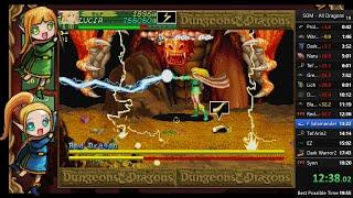 Dungeons & Dragons 2 (Shadow over Mystara) Elf All Dragons Speedrun in 19:47