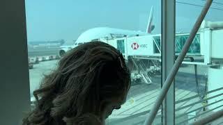 Dubai Airport: before getting in on the A380