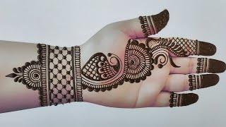 New stylish front hand mehndi design| mahandi ki digain| mehandi ka design| front hand mehndi design