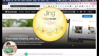 Screen Capture using Jing (Techsmith)