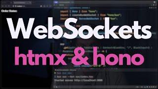 Trying WebSockets with Hono and HTMX (on Bun runtime)