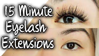 DIY: How to apply Eyelash Extensions at Home! Easy!!