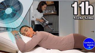 Vacuum Cleaner Sound and Smooth Air Conditioner noise to Sleep Deeply, White Noise, Reduce Anxiety