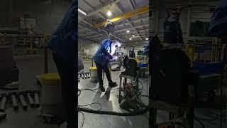 턴테이블 빽넣기 #tig #co2 #arc #art #welder #weld #welding #gtaw #final #pipe #visual #korea