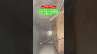 The Shocking Truth About Dirty Air Ducts: Watch Us Clean One Out!