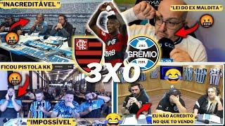 REAÇÕES GRÊMISTAS E TRISTEZA TOTAL - FLAMENGO 3X0 GRÊMIO- BRASILEIRÃO 2023 VAMOS RIR KKKKK