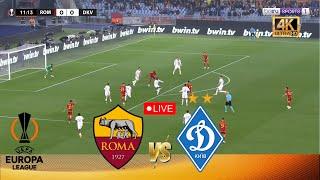 AS ROMA VS DYNAMO KIEV | LIVE EUROPA LEAGUE 2024 | FULL MATCH STREAMING PES 2021 SIMULATION