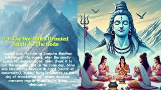 SOMA PRADOSH :  Know the ️FIVE interesting Insights about the divine SOMA PRADOSHA