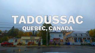 Tadoussac, Quebec, Canada - Driving in Rain 4K