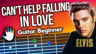 Can't Help Falling in Love Guitar Lessons for Beginners Elvis Presley Tutorial | Easy Chords, Lyrics