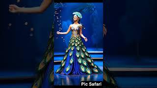 Women and peacock Fashion #ai #missuniverse #digitalartmagic #aiartistry #artificialimagination