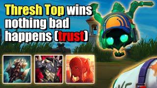 The Key to AD Thresh Top is to Stay Very, Very Calm - Thresh vs Darius - League of Legends