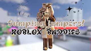 Jumping jumpers with friends & fans in ROBLOX BADDIES!