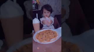 Hadia Mudassar vlog pizza #cute #babygirl