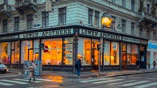 Evening Walk in Vienna 8th District (Josefstadt), February 2024 | 4K HDR