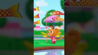 Let's Catch Flying Fish! 🪁 #shorts #littlebabybum #nurseryrhymes