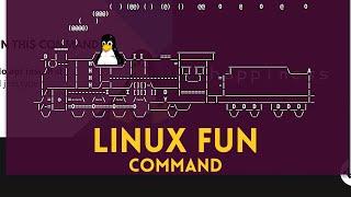 Train Command in terminal | Linux Ubuntu fun