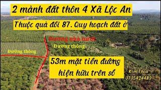 Chỉ 3 tỷ/mảnh đất phân được 10 lô thuộc xã Lộc An. Quá rẻ! Quy hoạch đất full thổ cư.