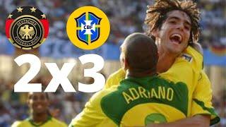 ALEMANHA 2X3 BRASIL |semifinal copa das confederações 2005 !!