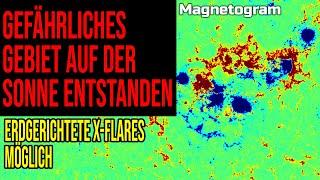 Gefährliches Gebiet auf der Sonne entstanden - X-Flares möglich