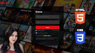 Página de Login da Netflix | HTML e CSS