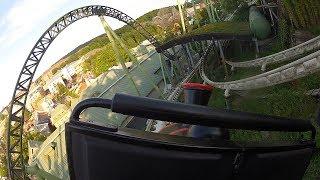 Lisebergbanan Front Row On Ride at Liseberg Gothenburg in Sweden