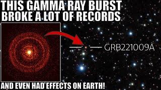 Wow! October 2022 GRB Was So Powerful It Had Effects on Planet Earth