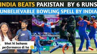 INDIA STOLE THE SHOW | INDIAN GREAT BOWLING SPELL BEATS PAKISTAN | PAK PUBLIC ANGRY REACTION ON LOSS