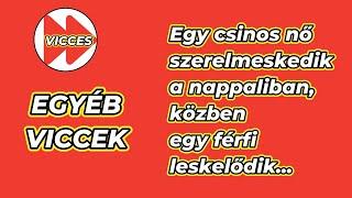 VICCES - EGYÉB - VICCEK - Egy csinos nő szerelmeskedik a nappaliban, közben egy férfi leskelődik ...