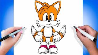 How To Draw Tails | Sonic