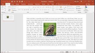 PowerPoint Wrap Text Around Image