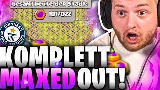 PLACE 1 Global!!! | 550.000€ Clan FULL MAXED! | Neuer Weltrekord Loot! | Clan Capital full maxed!