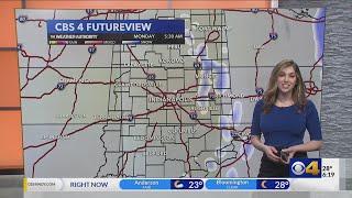 Measurable snow showers in Central Indiana - Alyssa Andrews Weather CBS4 Indianapolis