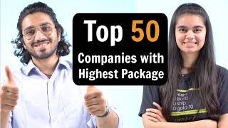 Top 50 Companies with Highest Packages in India | for Software Developers