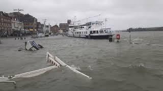 Hochwasser Kappeln 20.10.2023 nachmittags Teil 2