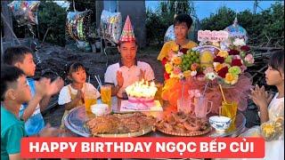 Ngọc Bếp Củi hạnh phúc khi được tổ chức Sinh Nhật bất ngờ cùng Huy Miền Tây & mấy em nhỏ