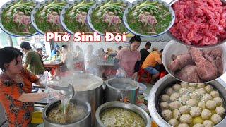 Phở Sinh Đôi ngoại thành Sài Gòn ngày bán ngàn tô đáng để thử một lần ngon nức tiếng nhiều năm nay