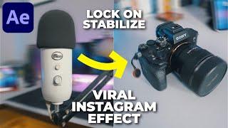 Lock On Stabilization Effect in After Effect - After Effects Tutorial | Viral Instagram Reel Effect