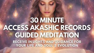 30 Minute Access the Akashic Records Guided Meditation | Powerful Hypnotic Guide to the Book of Life