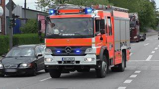 [Das war knapp] 25 HLF 2 Feuerwehr Hamburg Feuer- und Rettungswache Billstedt