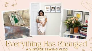 Sewing A 1950s Vintage Dress For A Life Changing Event