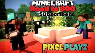 Playing With Subs. In Minecraft  | Road To 800 Subs. | Thelka Live With PixelPlayz | #live #gaming