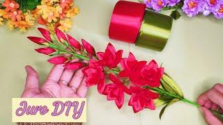 DIY| cara membuat buket bunga dari pita satin | flower Bouquet #satinribbonflowers