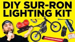 Make Your Own DIY Sur-Ron X Ebike Lighting Kit | RunPlayBack