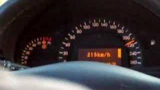 Mercedes Benz C320 Top Speed 0 - 258km.h