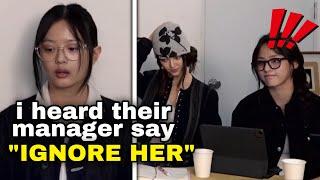 Hanni talks about HYBE manager telling another group to ignore her during Newjeans live #kpop