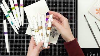Amazing Aqua Effects With Nuvo Brush Pens | Tonic Studios