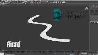 3ds Max Tutorials - Creating a Road | Quick and Easy 3ds Max Tutorial