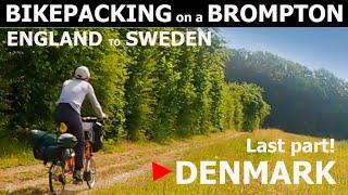 Long-distance cycling & camping on a Brompton. So happy!! Denmark!